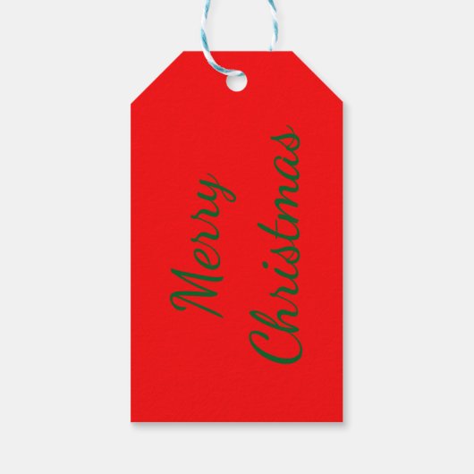 Gezellige kerstteddybeer cadeaulabel (Achterkant)