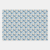 Gezellige kersttruien en cacao inpakpapier vel (Voorkant 3)