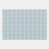 Gezellige kersttruien en cacao inpakpapier vel (Voorkant)