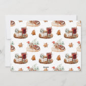 Gezellige kerstvakantie foto feestdagenkaart (Achterkant)