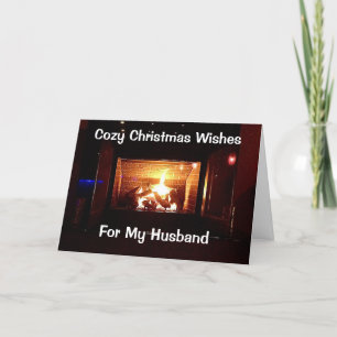 GEZELLIGE KERSTWENSEN VOOR MIJN "MAN" FEESTDAGEN KAART