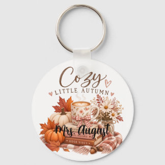 Gezellige Kleine Herfst Sleutelhanger