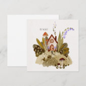 Gezellige kleine huis illustratie (Voorkant / Achterkant)