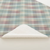 Gezellige kleurrijke tartan Sherpa Blanket Sherpa Deken (3/4)