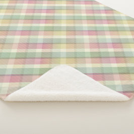 Gezellige kleurrijke tartan Sherpa Blanket Sherpa Deken