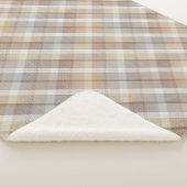 Gezellige kleurrijke tartan Sherpa Blanket Sherpa Deken (3/4)