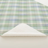 Gezellige kleurrijke tartan Sherpa Blanket Sherpa Deken (3/4)