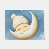 Gezellige Knit Nap Cresent Moon Deurmat (Voorkant)