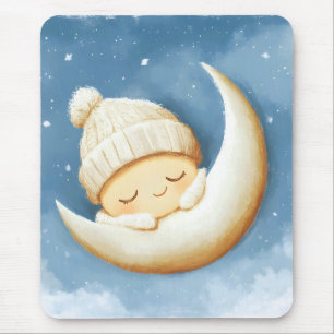 Gezellige Knit Nap Cresent Moon Muismat