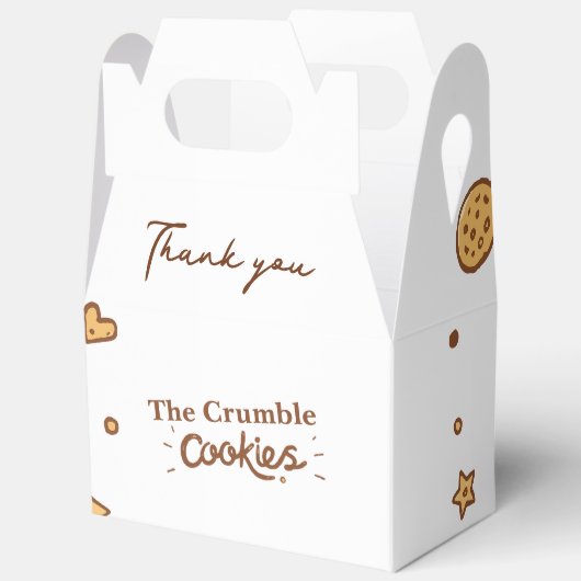 Gezellige koekje geneugten gunstboxen bedankdoosjes (Open)