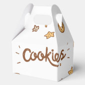 Gezellige koekje geneugten gunstboxen bedankdoosjes (Achterkant)