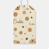 Gezellige koekjeslekkernijen cadeaulabel (Achterkant)