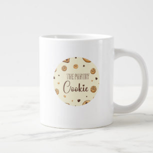 Gezellige koekjeslekkernijen grote koffiekop