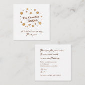 Gezellige koekjeslekkernijen informatiekaartje (Voorkant / Achterkant)