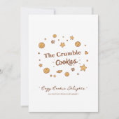 Gezellige koekjeslekkernijen kaart (Voorkant)