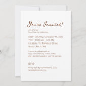 Gezellige koekjeslekkernijen kaart (Achterkant)