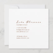 Gezellige koekjeslekkernijen kaart (Achterkant)