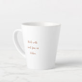 Gezellige koekjeslekkernijen latte mok (Linkerhoek)