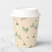 Gezellige koffie papieren bekers (Voorkant)