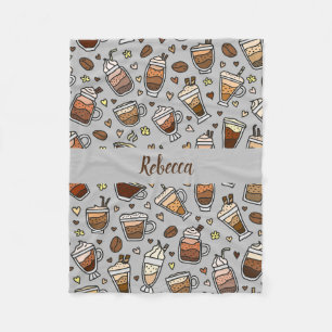 Gezellige koffiedeken voor ontspannende slokjes fleece deken