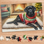 Gezellige Labrador Retriever Hond Kerstmis Puppy Legpuzzel<br><div class="desc">Op zoek naar een leuke en boeiende activiteit om te delen met uw familie dit vakantieseizoen? Zoek niet verder dan onze puzzel collectie met speelse Labrador Retrievers! Als hondenliefhebber, zult u de verscheidenheid van design aanbidden die wij aanbieden, met inbegrip van schattige en knuffelige puppies, beminnelijk geel, chocolade, en zwarte...</div>