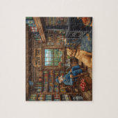 Gezellige landwinkel scène legpuzzel (Verticaal)