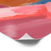 Gezellige leesdagen: Afro-meisje in een vredige om Perfect Poster (Hoek)