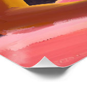 Gezellige leesdagen: Afro-meisje in een vredige om Perfect Poster (Hoek)