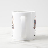 Gezellige leeshoek grote koffiekop (Achterkant)