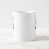 Gezellige leeshoek grote koffiekop (Voorkant)