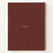 Gezellige leesvolg notebook notitieboek (Achterkant)