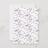 gezellige leuke kerstfeest uitnodiging gepersonali (Achterkant)