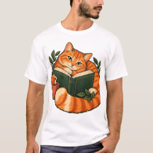 Gezellige Lezende Kat Boekliefhebber
