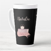 Gezellige Lezersleven Latte Mok (Linkerhoek)