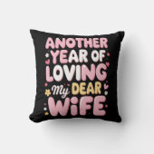 "Gezellige liefde - Jubilea kussen voor je lieve v (Voorkant)