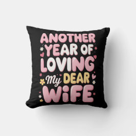 "Gezellige liefde - Jubilea kussen voor je lieve v