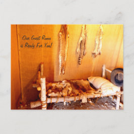 Gezellige logeerkamer Nieuw adres aankondiging