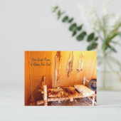 Gezellige logeerkamer Nieuw adres aankondiging (Staand voorkant)