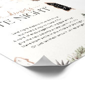 Gezellige luiers Late Night Baby shower Poster (Hoek)