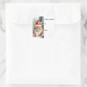 Gezellige Maine Coon Christmas Gift Label (Tas)