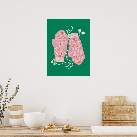 Gezellige mandala's poster (Keuken)