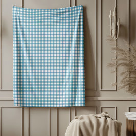 Gezellige Marine en Blue Plaid deken voor warmte