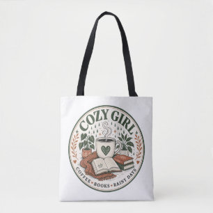Gezellige Meisjeskoffie Boeken Regenachtige Dagen Tote Bag