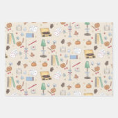 Gezellige Melancholische Herfstweekend Inpakpapier Vel (Voorkant 2)