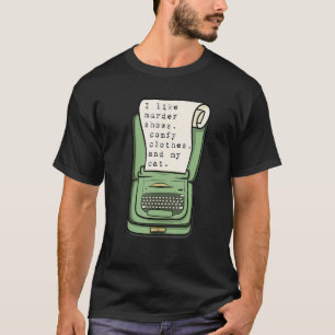 Gezellige Mysterie Shows Moord Shows Kat T-shirt