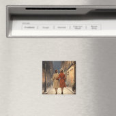 Gezellige Nachtwandeling voor een Lesbisch Paar Magneet (Insitu (Vaatwasser))