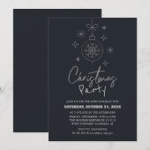 Gezellige Natuur Elegant Ornament Kerstfeest Kaart (Voorkant / Achterkant)