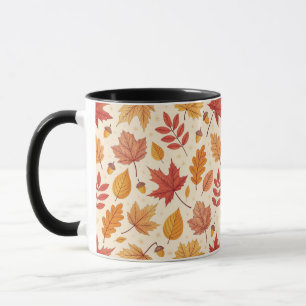 "Gezellige Natuur-geïnspireerde Leaf Design Mok" Mok