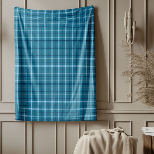 Gezellige Navy Plaid Gooi Deken voor Dagelijks Geb