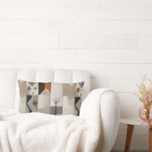 Gezellige neutrale patchwork